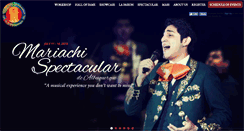 Desktop Screenshot of mariachispectacular.com